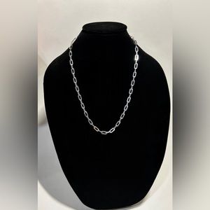 💠💠Paper Clip Silver Chain 🩵